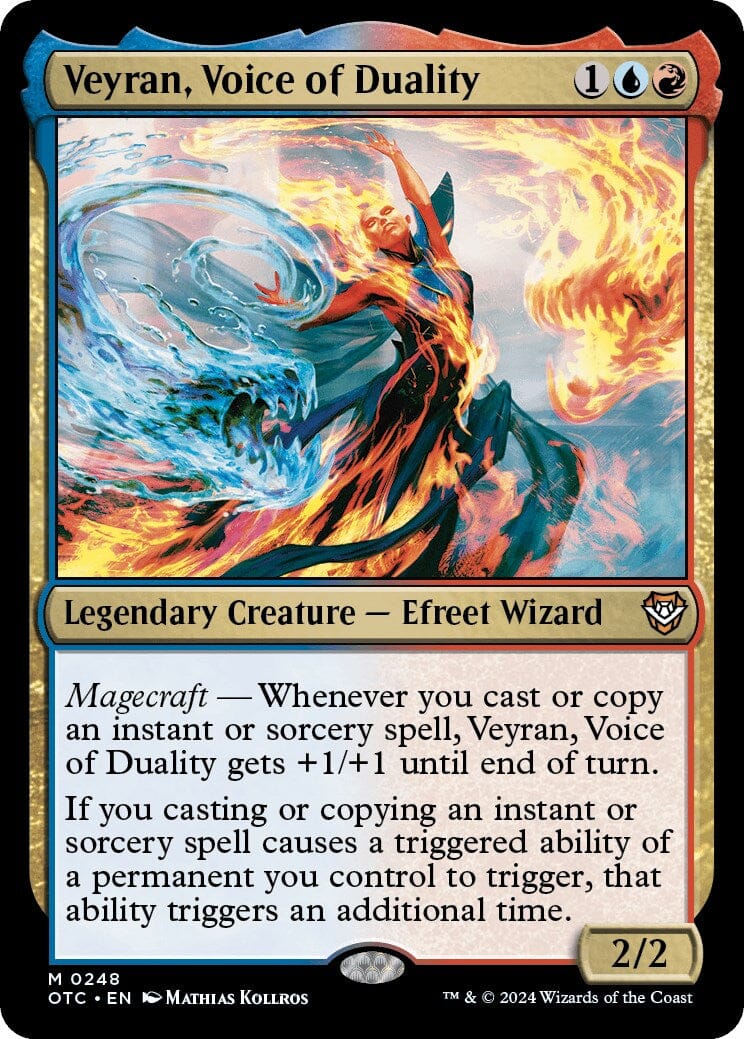 Veyran, Voice of Duality [Outlaws of Thunder Junction Commander] MTG Single Magic: The Gathering  | Multizone: Comics And Games