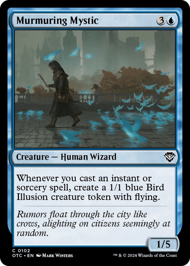 Murmuring Mystic [Outlaws of Thunder Junction Commander] MTG Single Magic: The Gathering  | Multizone: Comics And Games