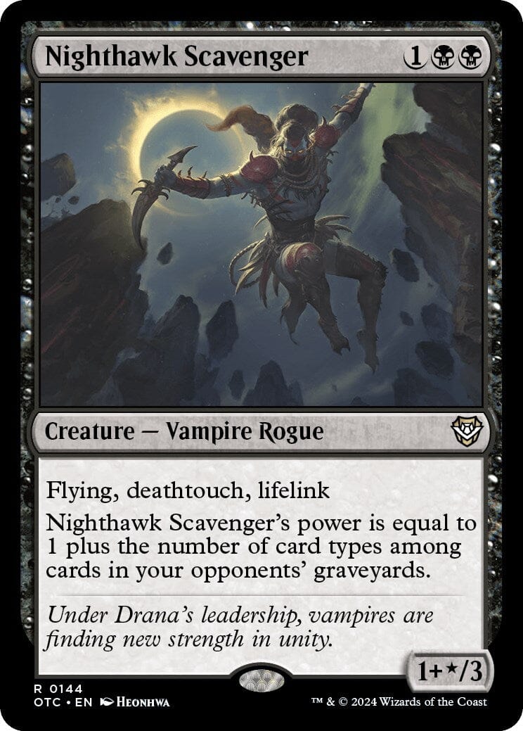 Nighthawk Scavenger [Outlaws of Thunder Junction Commander] MTG Single Magic: The Gathering  | Multizone: Comics And Games