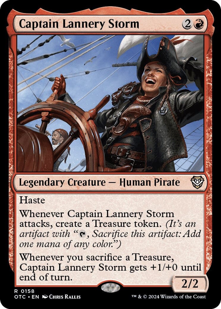 Captain Lannery Storm [Outlaws of Thunder Junction Commander] MTG Single Magic: The Gathering  | Multizone: Comics And Games