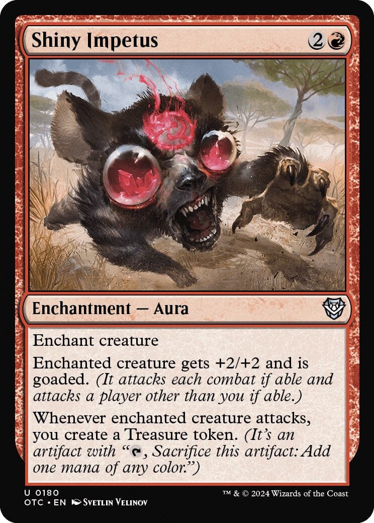 Shiny Impetus [Outlaws of Thunder Junction Commander] MTG Single Magic: The Gathering  | Multizone: Comics And Games