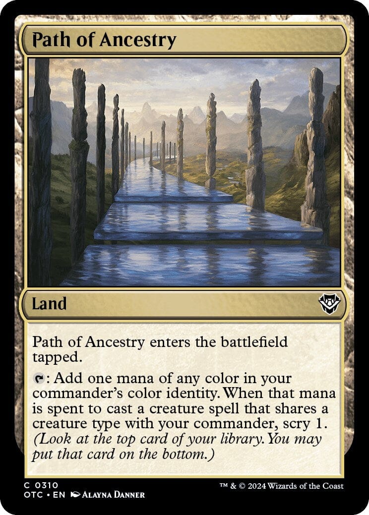 Path of Ancestry [Outlaws of Thunder Junction Commander] MTG Single Magic: The Gathering  | Multizone: Comics And Games