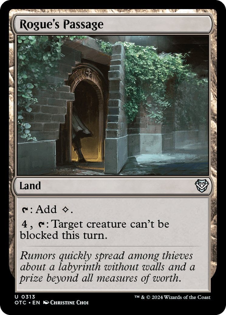 Rogue's Passage [Outlaws of Thunder Junction Commander] MTG Single Magic: The Gathering  | Multizone: Comics And Games