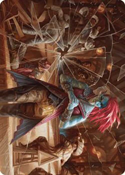 Obeka, Splitter of Seconds Art Card [Outlaws of Thunder Junction Art Series] MTG Single Magic: The Gathering  | Multizone: Comics And Games