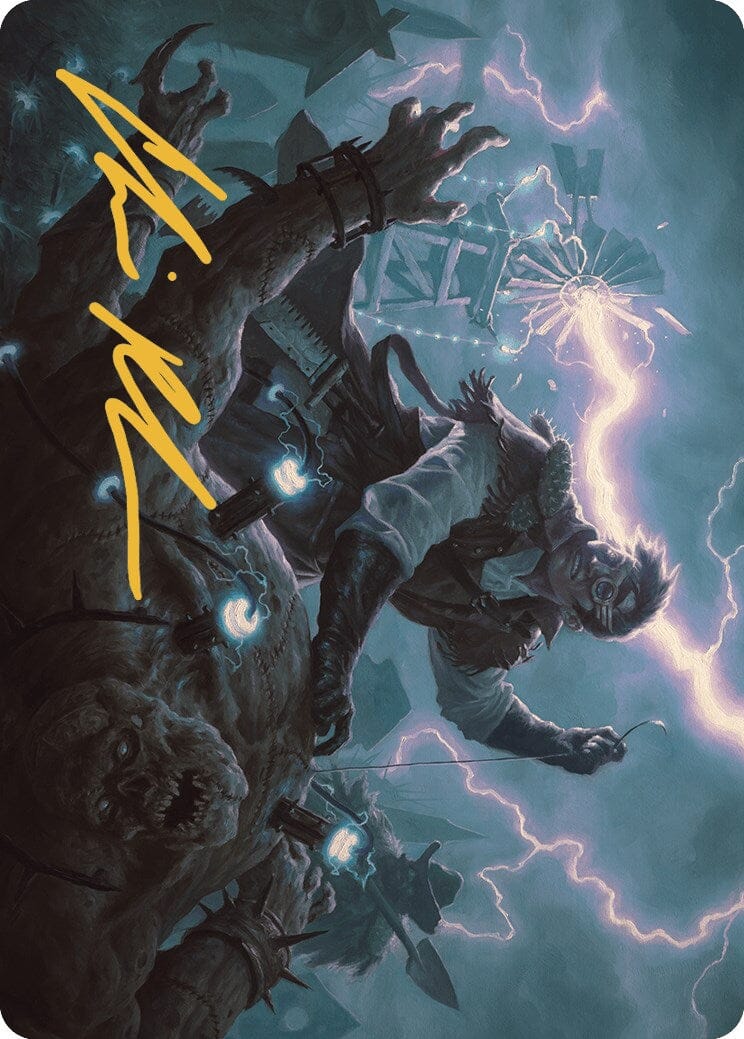 Geralf, the Fleshwright Art Card (Gold-Stamped Signature) [Outlaws of Thunder Junction Art Series] MTG Single Magic: The Gathering  | Multizone: Comics And Games