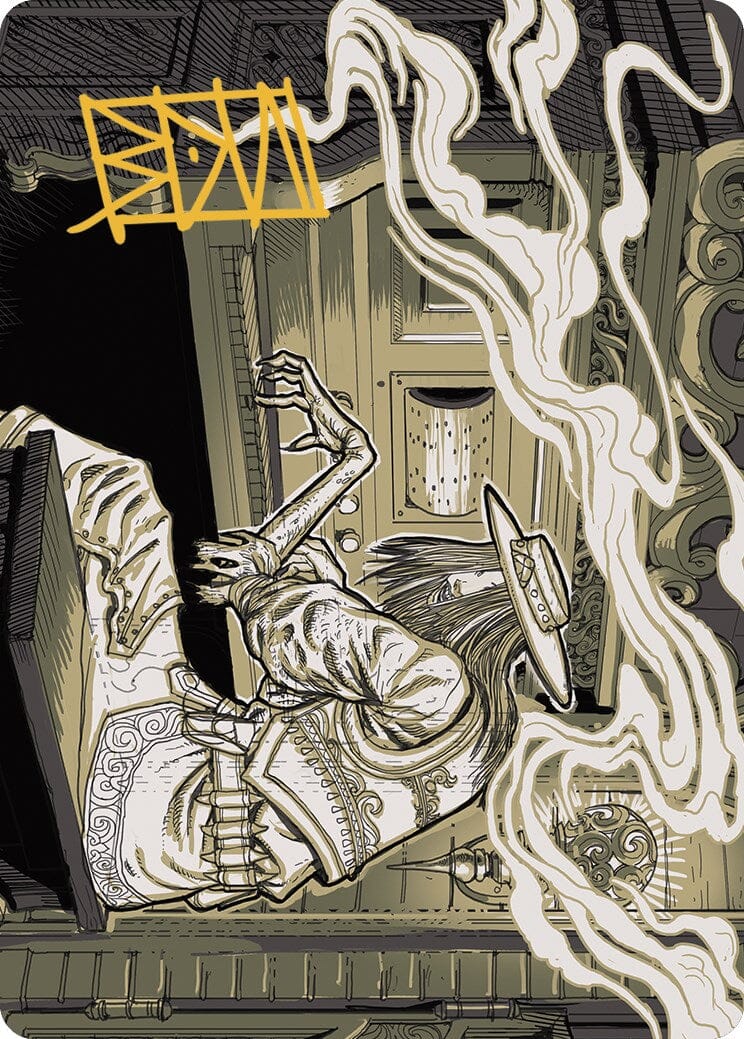 Vanishing Verse Art Card (Gold-Stamped Signature) [Outlaws of Thunder Junction Art Series] MTG Single Magic: The Gathering  | Multizone: Comics And Games