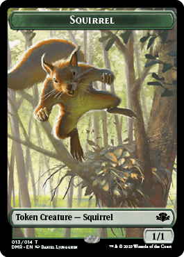 Goblin // Squirrel Double-Sided Token [Dominaria Remastered Tokens] MTG Single Magic: The Gathering  | Multizone: Comics And Games