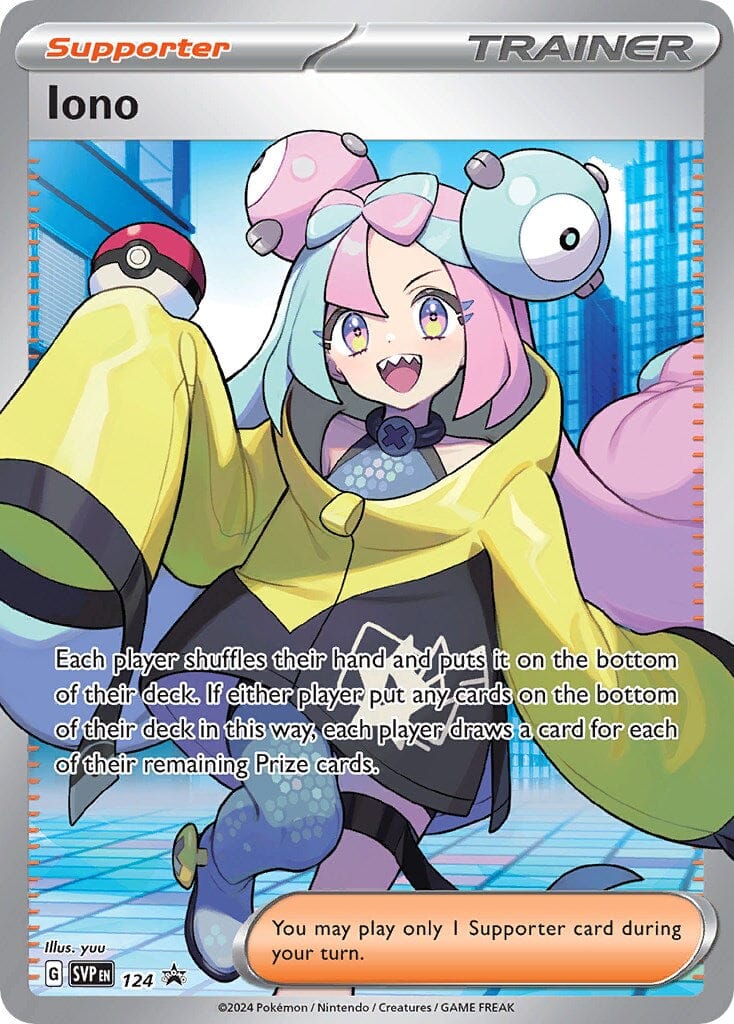 Iono (124) [Scarlet & Violet: Black Star Promos] Pokemon Single Pokémon  | Multizone: Comics And Games