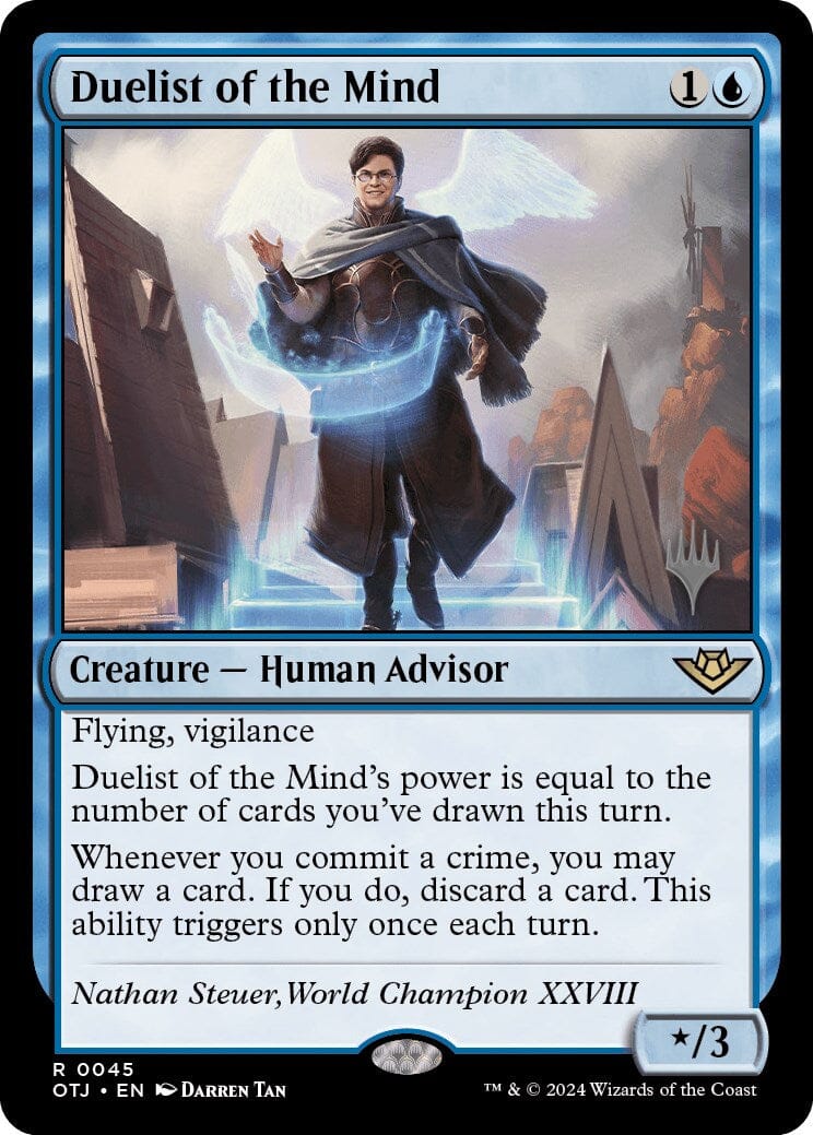 Duelist of the Mind (Promo Pack) [Outlaws of Thunder Junction Promos] MTG Single Magic: The Gathering  | Multizone: Comics And Games