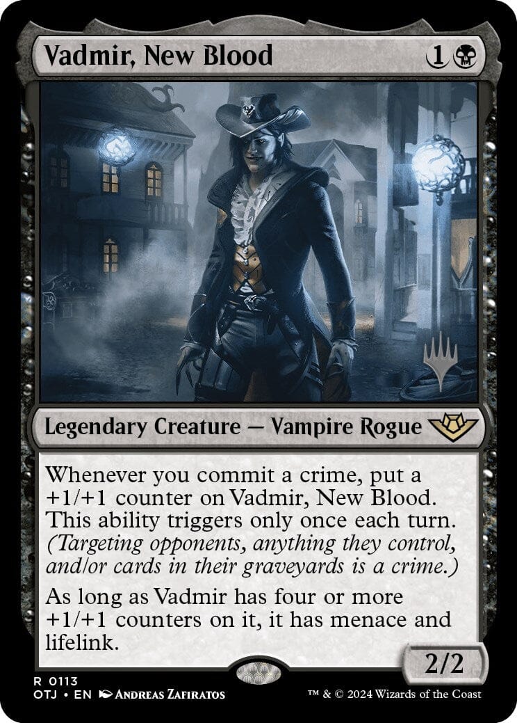 Vadmir, New Blood (Promo Pack) [Outlaws of Thunder Junction Promos] MTG Single Magic: The Gathering  | Multizone: Comics And Games