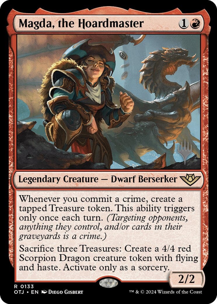 Magda, the Hoardmaster (Promo Pack) [Outlaws of Thunder Junction Promos] MTG Single Magic: The Gathering  | Multizone: Comics And Games