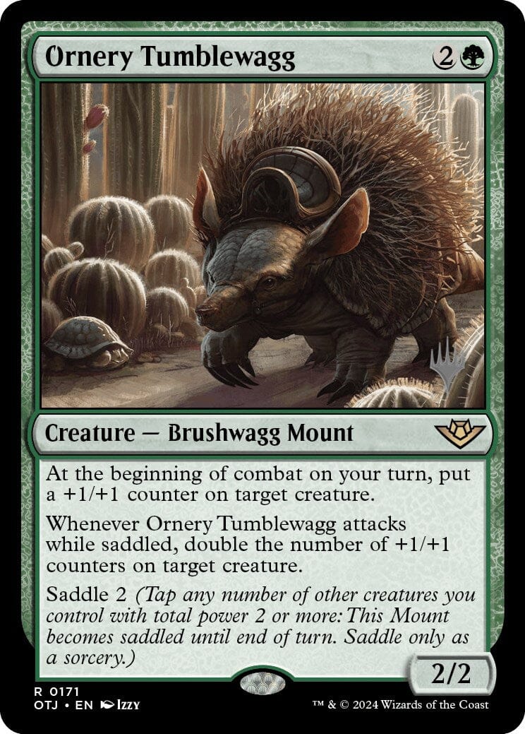 Ornery Tumblewagg (Promo Pack) [Outlaws of Thunder Junction Promos] MTG Single Magic: The Gathering  | Multizone: Comics And Games