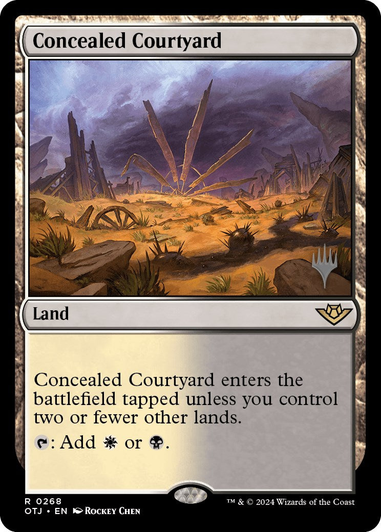 Concealed Courtyard (Promo Pack) [Outlaws of Thunder Junction Promos] | Multizone: Comics And Games