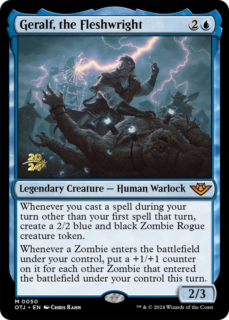 Geralf, the Fleshwright [Outlaws of Thunder Junction Prerelease Promos] MTG Single Magic: The Gathering  | Multizone: Comics And Games