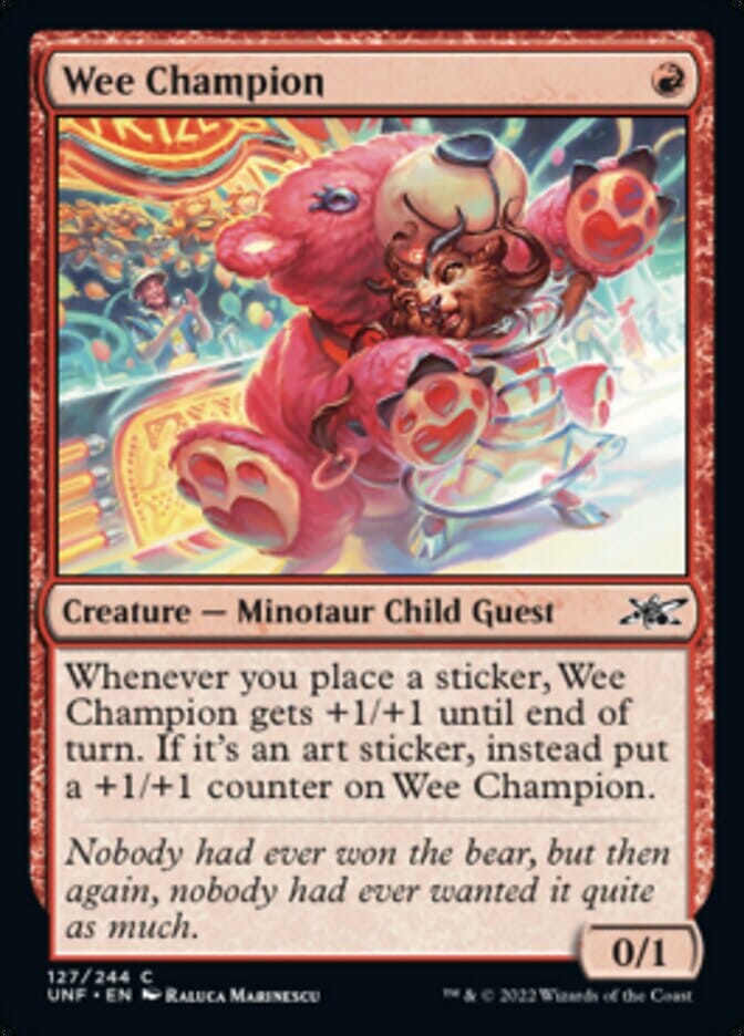 Wee Champion [Unfinity] MTG Single Magic: The Gathering  | Multizone: Comics And Games