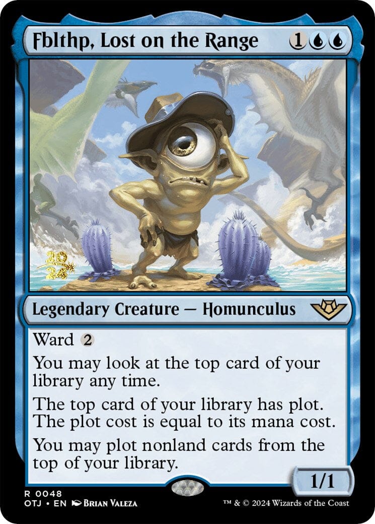 Fblthp, Lost on the Range [Outlaws of Thunder Junction Prerelease Promos] MTG Single Magic: The Gathering  | Multizone: Comics And Games