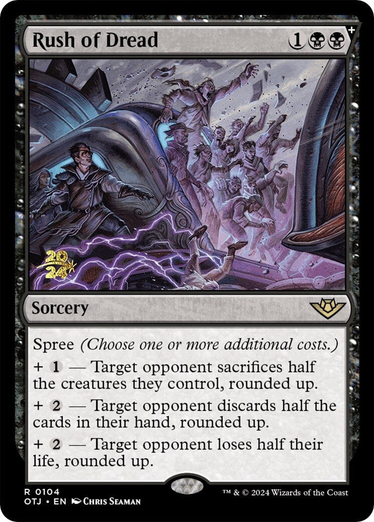 Rush of Dread [Outlaws of Thunder Junction Prerelease Promos] MTG Single Magic: The Gathering  | Multizone: Comics And Games