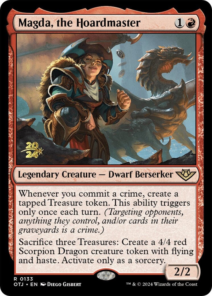 Magda, the Hoardmaster [Outlaws of Thunder Junction Prerelease Promos] MTG Single Magic: The Gathering  | Multizone: Comics And Games
