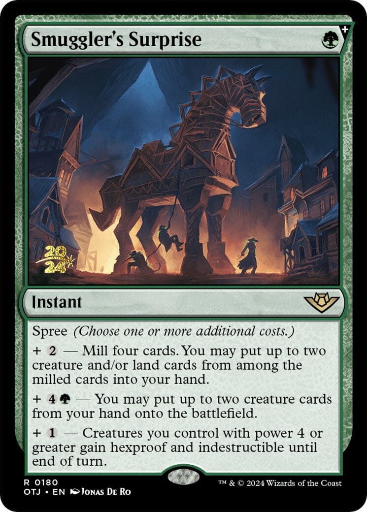 Smuggler's Surprise [Outlaws of Thunder Junction Prerelease Promos] MTG Single Magic: The Gathering  | Multizone: Comics And Games