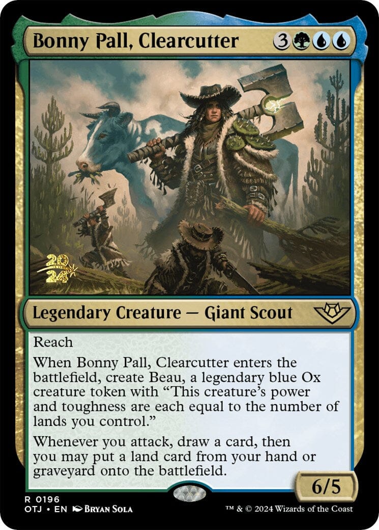 Bonny Pall, Clearcutter [Outlaws of Thunder Junction Prerelease Promos] MTG Single Magic: The Gathering  | Multizone: Comics And Games