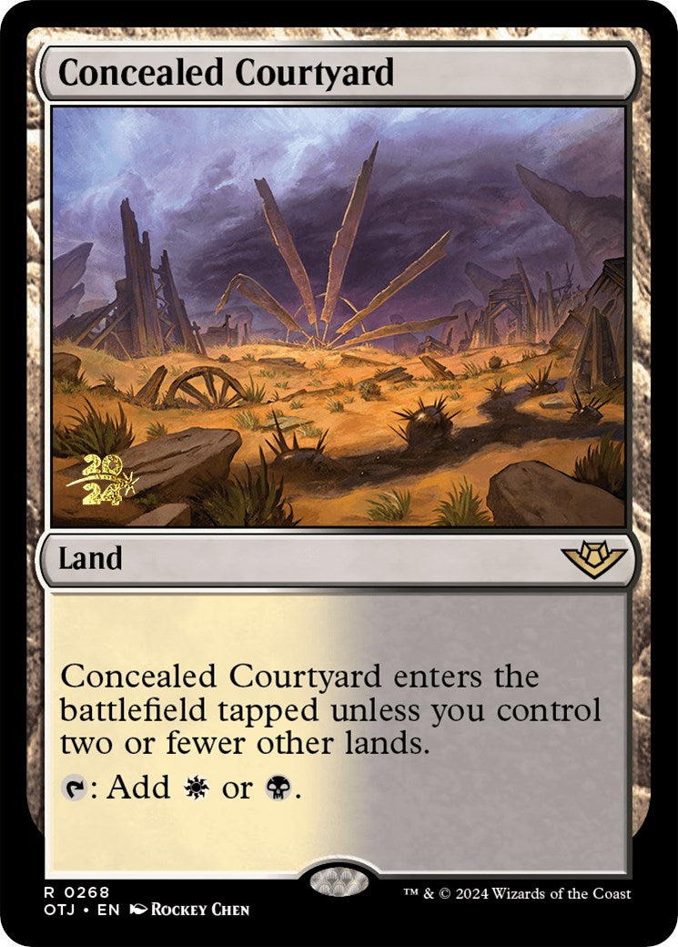 Concealed Courtyard (OTJ) [Outlaws of Thunder Junction Prerelease Promos] | Multizone: Comics And Games