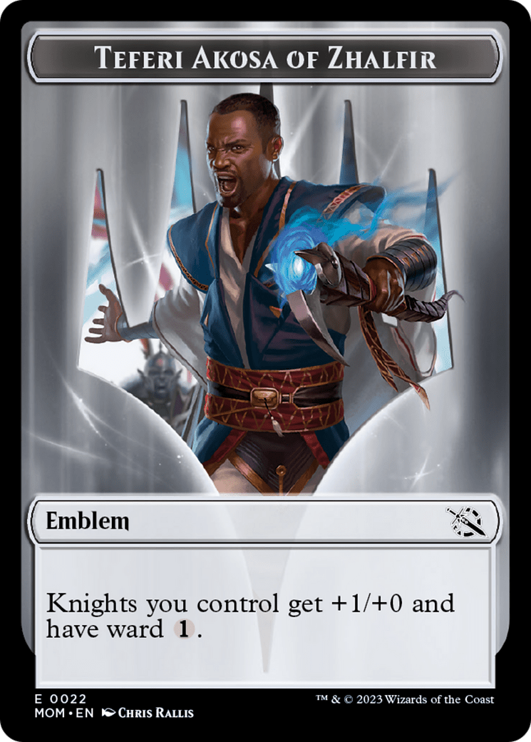 Teferi Akosa of Zhalfir Emblem [March of the Machine Tokens] MTG Single Magic: The Gathering  | Multizone: Comics And Games