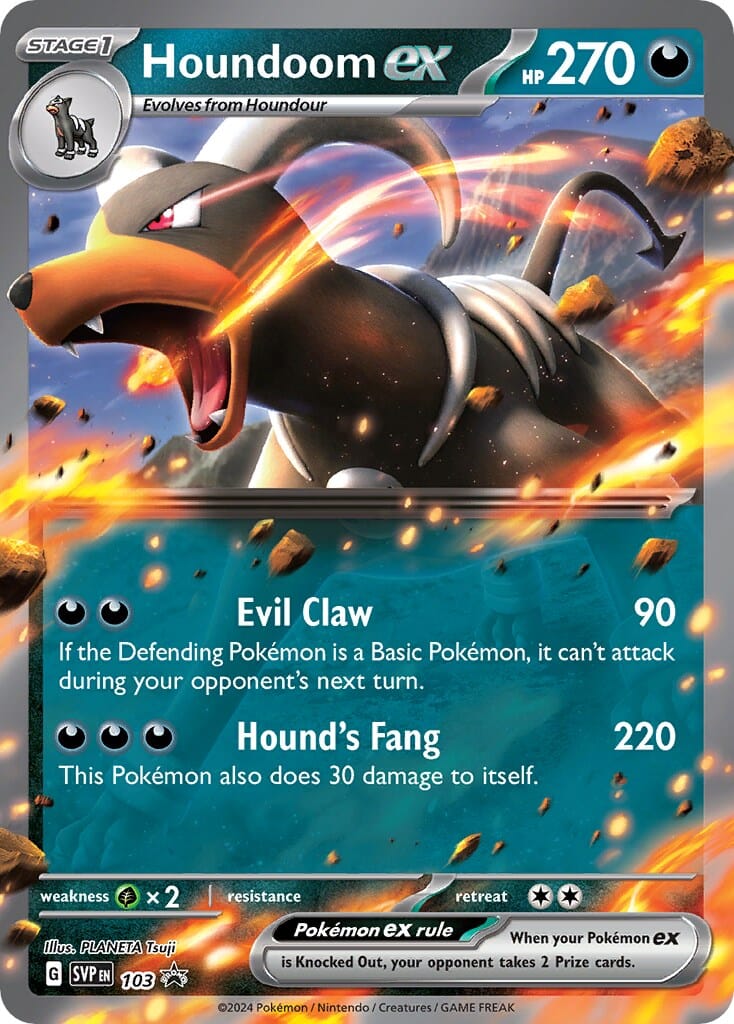 Houndoom ex (103) [Scarlet & Violet: Black Star Promos] Pokemon Single Pokémon  | Multizone: Comics And Games