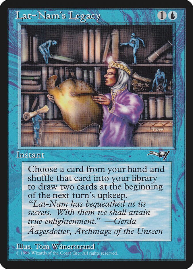Lat-Nam's Legacy (Reading Scroll) [Alliances] MTG Single Magic: The Gathering  | Multizone: Comics And Games