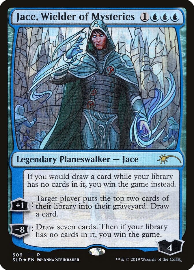 Jace, Wielder of Mysteries (Stained Glass) [Secret Lair Drop Promos] MTG Single Magic: The Gathering  | Multizone: Comics And Games