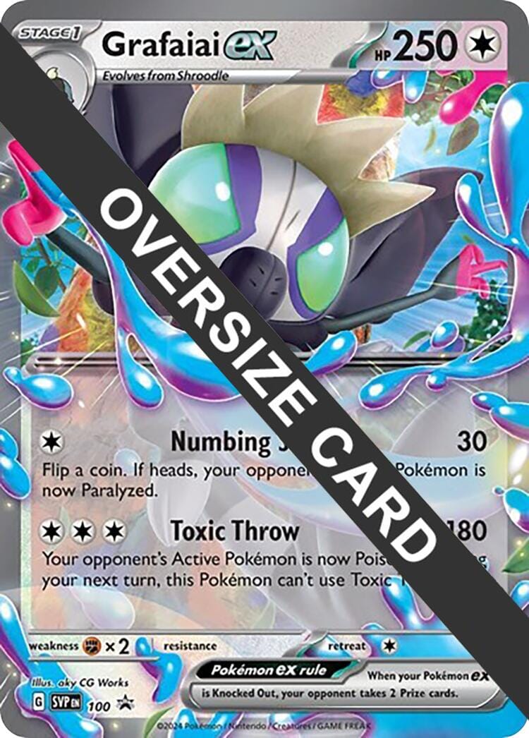 Grafaiai ex (100) (Jumbo Card) [Scarlet & Violet: Black Star Promos] Pokemon Single Pokémon  | Multizone: Comics And Games