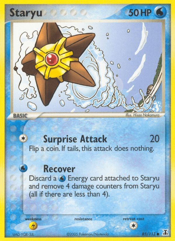 Staryu (85/113) [EX: Delta Species] Pokemon Single Pokémon  | Multizone: Comics And Games