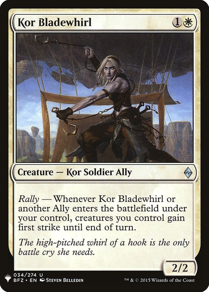 Kor Bladewhirl [Mystery Booster] MTG Single Magic: The Gathering  | Multizone: Comics And Games