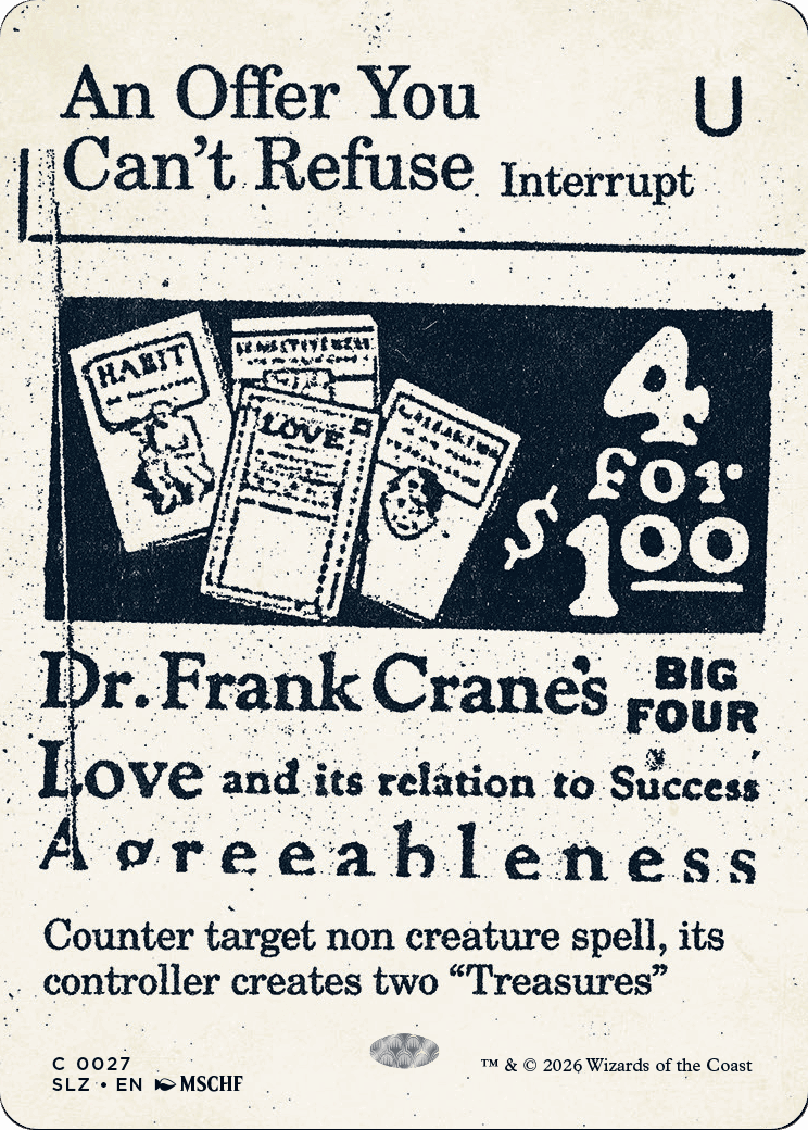 An Offer You Can't Refuse (0027) [Secret Lair x MSCHF: The Zeta Set] MTG Single Magic: The Gathering  | Multizone: Comics And Games