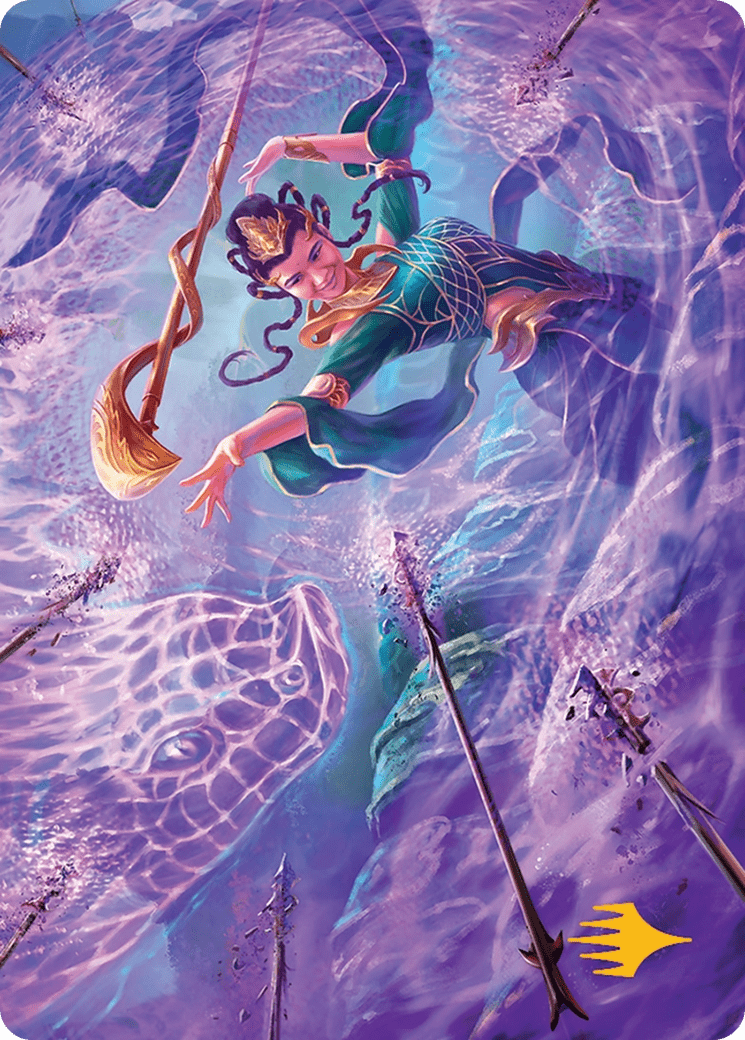 Snakeskin Veil Art Card (19/54) [Tarkir: Dragonstorm Art Series] MTG Single Magic: The Gathering  | Multizone: Comics And Games