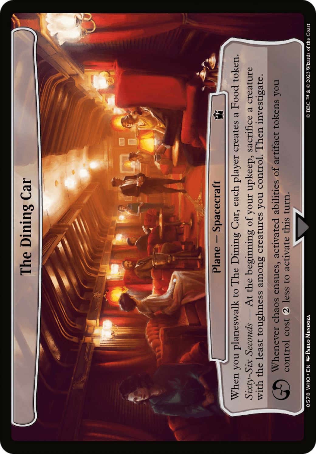 The Dining Car [Doctor Who] MTG Single Magic: The Gathering  | Multizone: Comics And Games