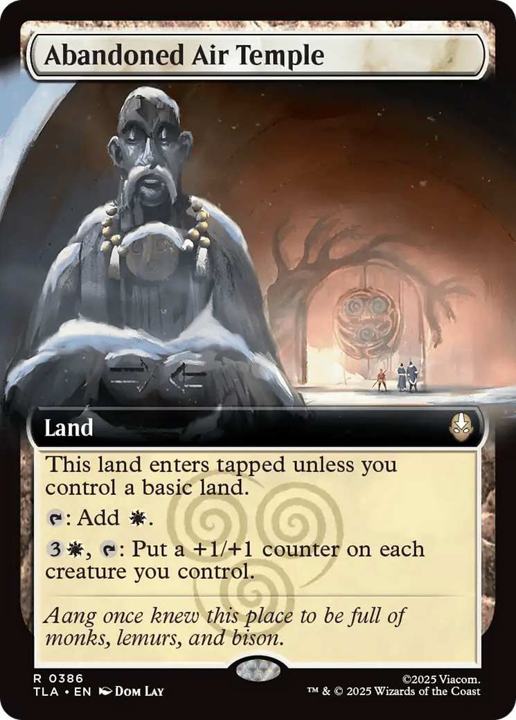 Abandoned Air Temple (Extended Art) [Avatar: The Last Airbender] MTG Single Magic: The Gathering  | Multizone: Comics And Games