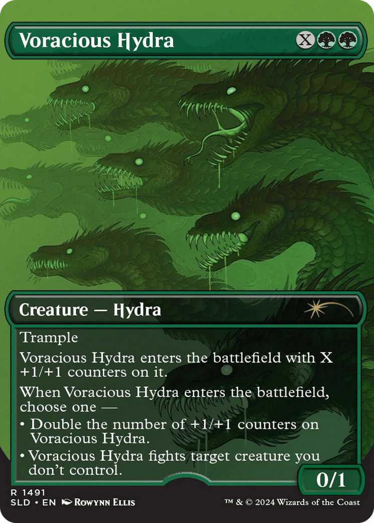Voracious Hydra (Rainbow Foil) [Secret Lair Drop Series] MTG Single Magic: The Gathering  | Multizone: Comics And Games