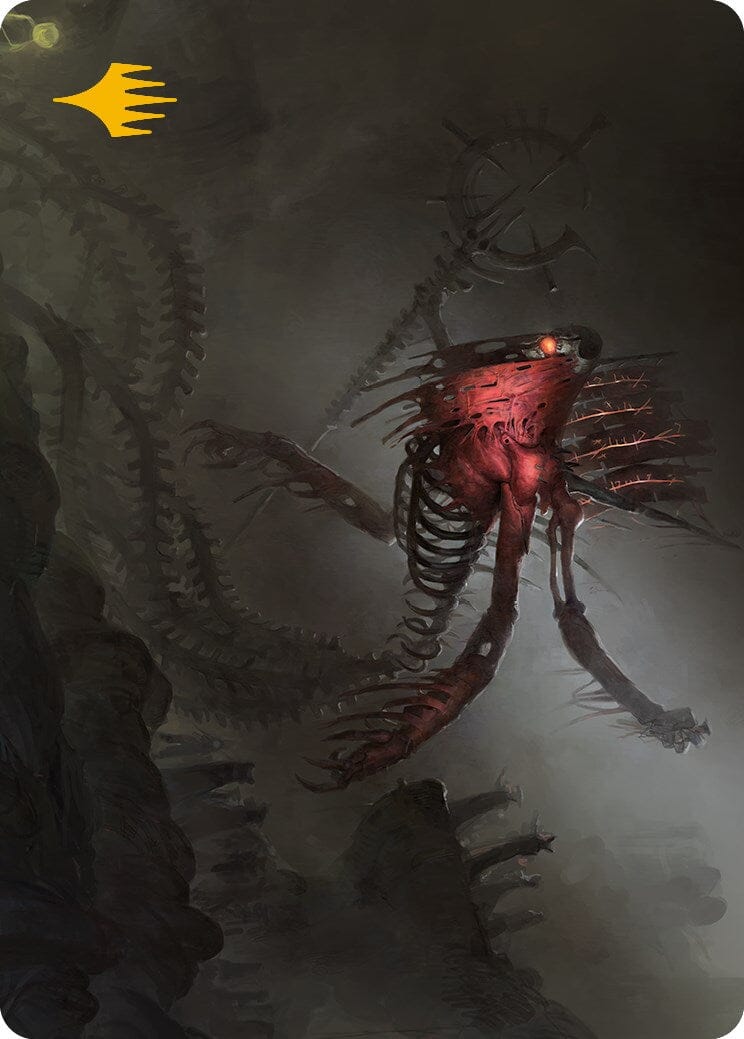 Drivnod, Carnage Dominus Art Card (Gold-Stamped Signature) [Phyrexia: All Will Be One Art Series] MTG Single Magic: The Gathering  | Multizone: Comics And Games