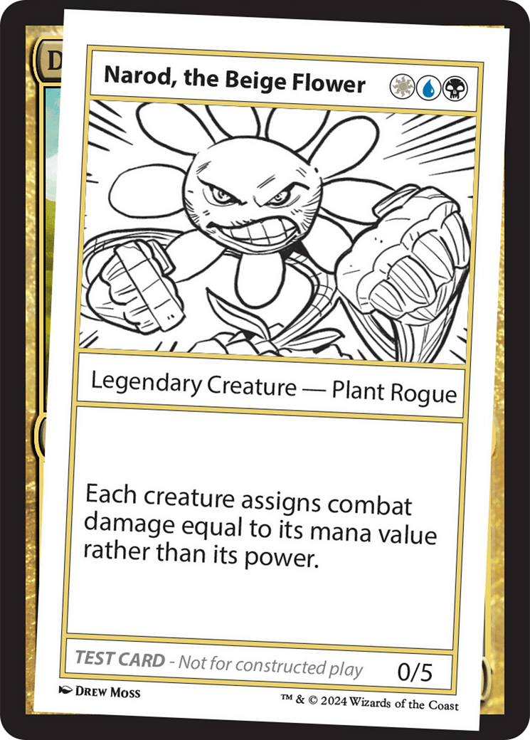 Narod, the Beige Flower [Mystery Booster 2 Playtest Cards] MTG Single Magic: The Gathering  | Multizone: Comics And Games
