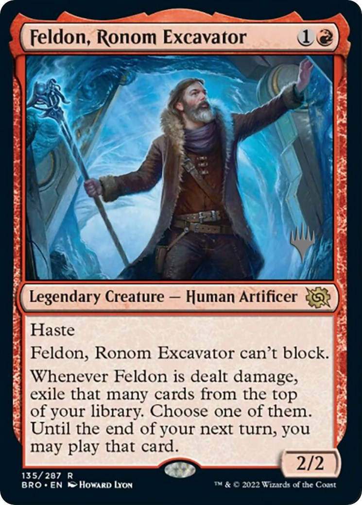 Feldon, Ronom Excavator (Promo Pack) [The Brothers' War Promos] | Multizone: Comics And Games