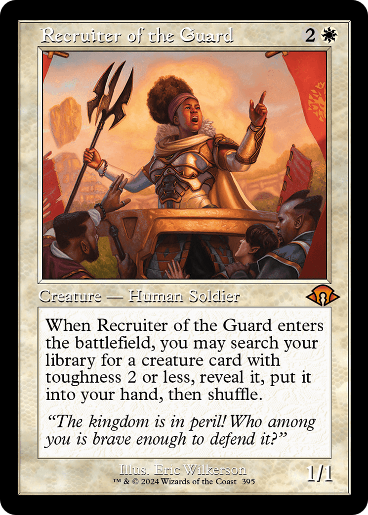 Recruiter of the Guard (Retro) [Modern Horizons 3] MTG Single Magic: The Gathering  | Multizone: Comics And Games