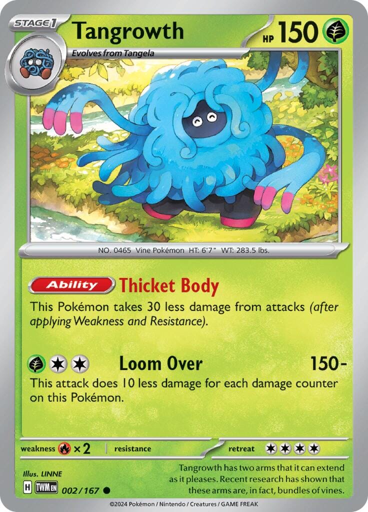Tangrowth (002/167) [Scarlet & Violet: Twilight Masquerade] Pokemon Single Pokémon  | Multizone: Comics And Games