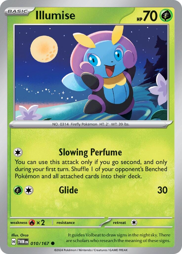 Illumise (010/167) [Scarlet & Violet: Twilight Masquerade] Pokemon Single Pokémon  | Multizone: Comics And Games