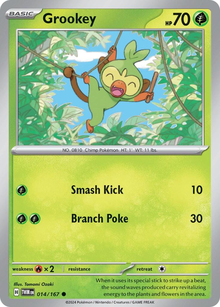 Grookey (014/167) [Scarlet & Violet: Twilight Masquerade] Pokemon Single Pokémon  | Multizone: Comics And Games