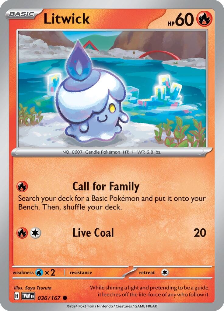 Litwick (036/167) [Scarlet & Violet: Twilight Masquerade] Pokemon Single Pokémon  | Multizone: Comics And Games