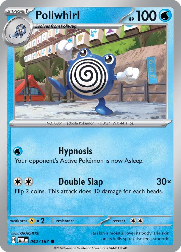 Poliwhirl (042/167) [Scarlet & Violet: Twilight Masquerade] Pokemon Single Pokémon  | Multizone: Comics And Games