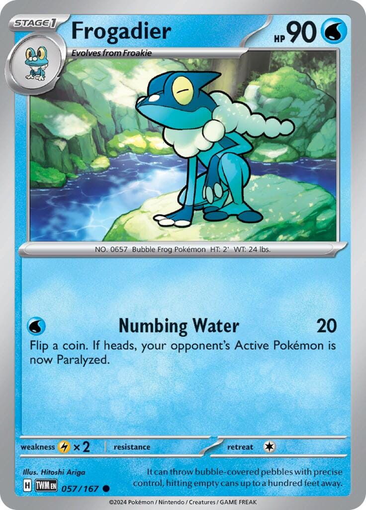 Frogadier (057/167) [Scarlet & Violet: Twilight Masquerade] Pokemon Single Pokémon  | Multizone: Comics And Games