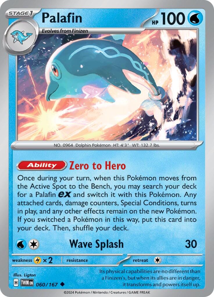 Palafin (060/167) [Scarlet & Violet: Twilight Masquerade] Pokemon Single Pokémon  | Multizone: Comics And Games