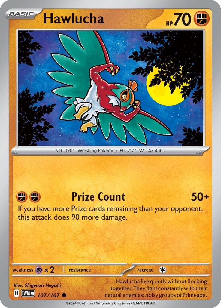 Hawlucha (107/167) [Scarlet & Violet: Twilight Masquerade] Pokemon Single Pokémon  | Multizone: Comics And Games