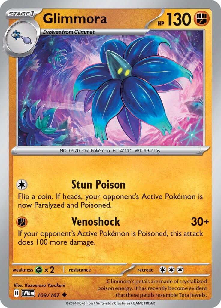 Glimmora (109/167) [Scarlet & Violet: Twilight Masquerade] Pokemon Single Pokémon  | Multizone: Comics And Games